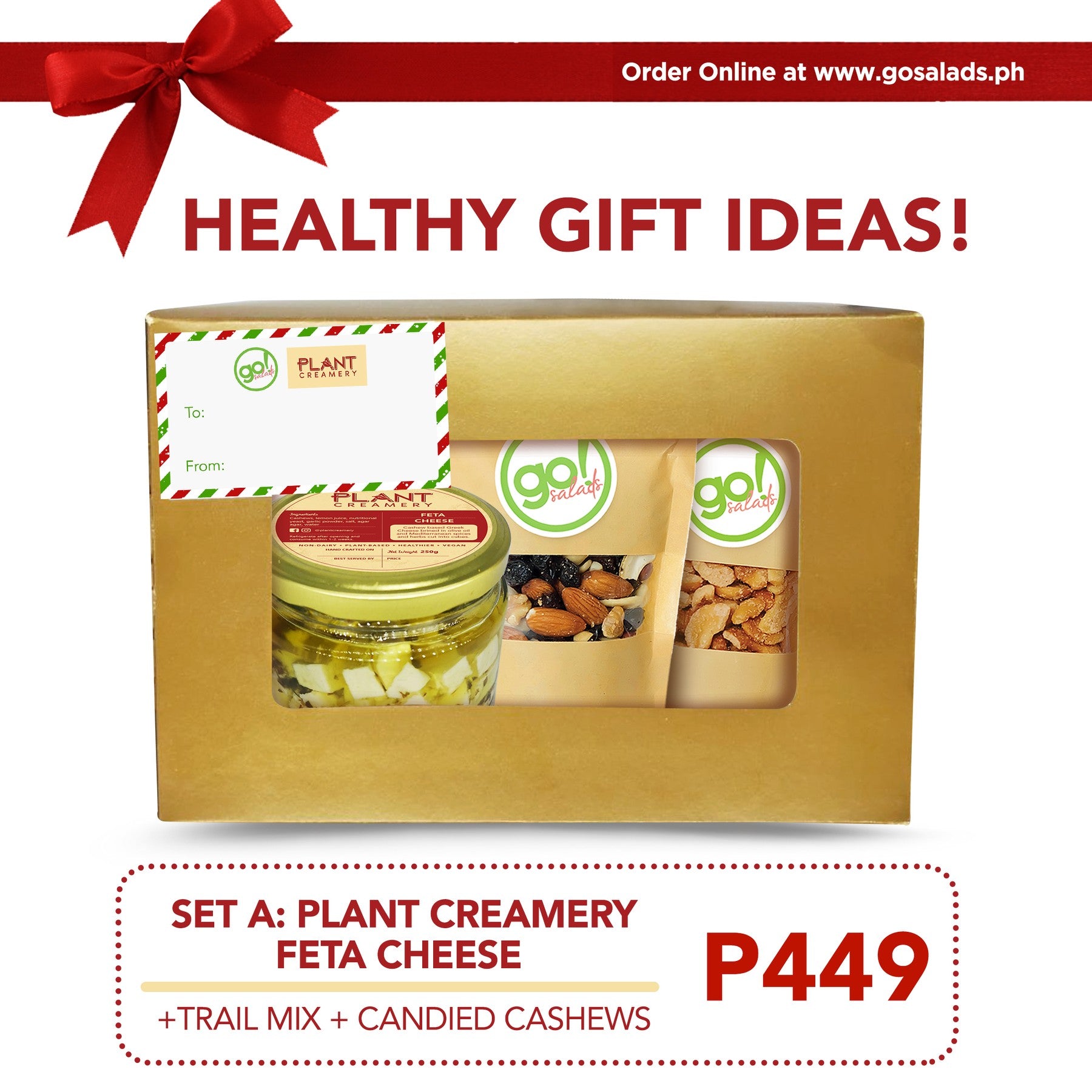Plant Creamery Feta Cheese Gift Box - Go! Salads Grocer