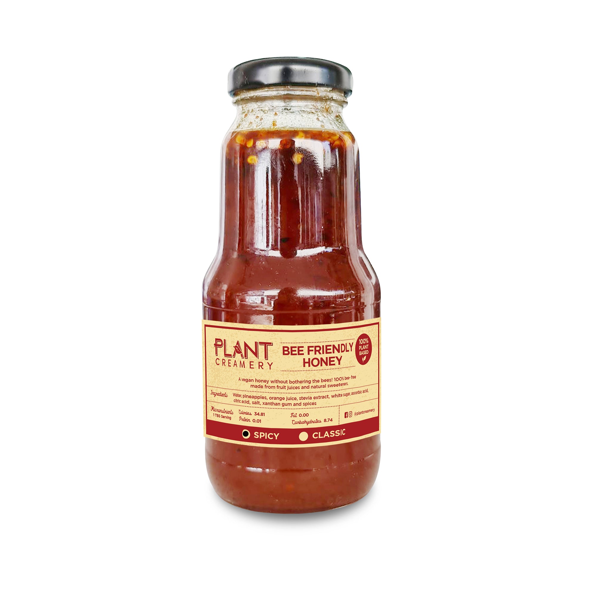 Bee Friendly Spicy Honey Bottle - Go! Salads Grocer