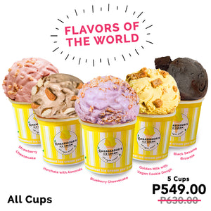 Flavors of the World Collection Cups